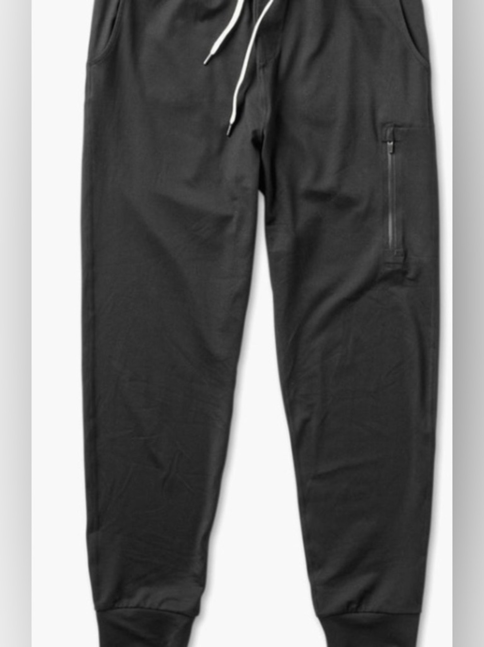Vuori Sunday Performance Men’s Black Joggers 30” inseam Large long tall